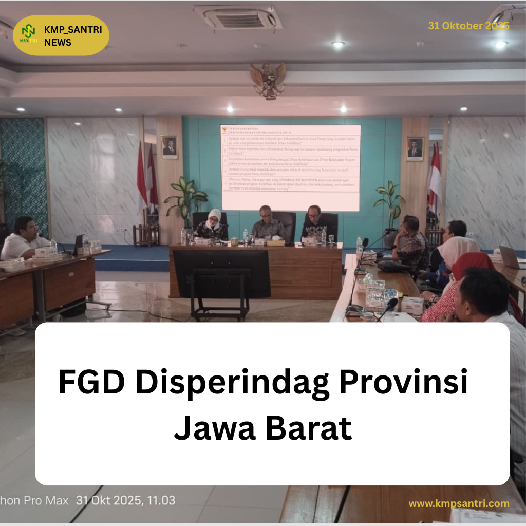 FGD Disperindag Provinsi Jawa Barat
